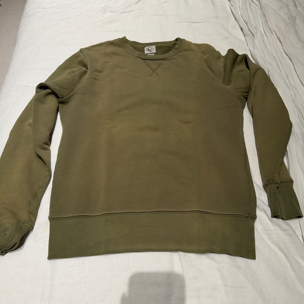 Olive Green Crewneck Sweater